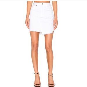 NWT Rag & Bone White Dive Jean Skirt